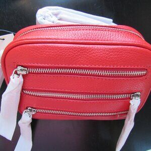 Rebecca Minkoff Belt Bag With Multiple Zip Compartment Fire Engine NWT